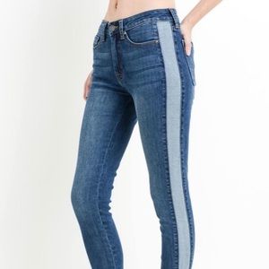 PACSun two tone skinny jeans